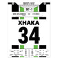Xhaka's Treffer zum späten Derbysieg 2015 30x40-cm-12x16-Ohne-Rahmen